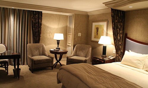 chambre d’hotel luxe