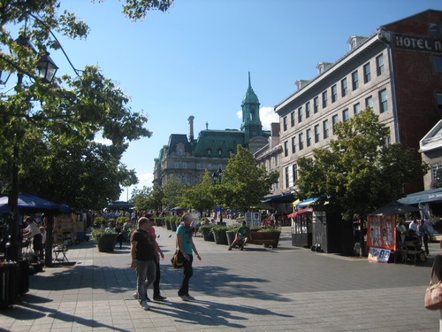 Montreal vieux et vieille ville