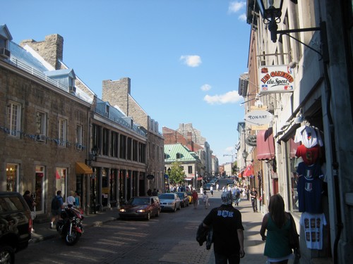 Le Vieux Montreal et ses rues